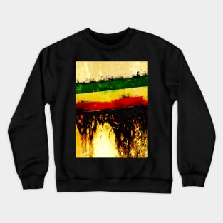 Rasta Grunge Crewneck Sweatshirt